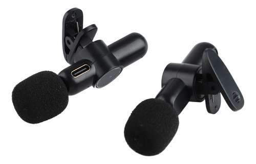 Micrófono Inalámbrico Con Clip, Receptor Lavalier De Solapa