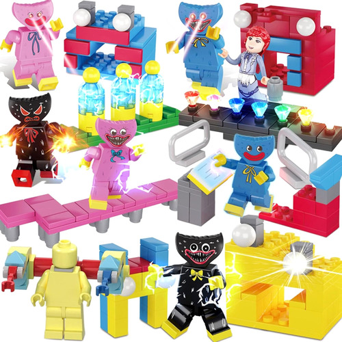 Figuras Poppy Playtime Armables Huggy Wuggy Coleccion X8