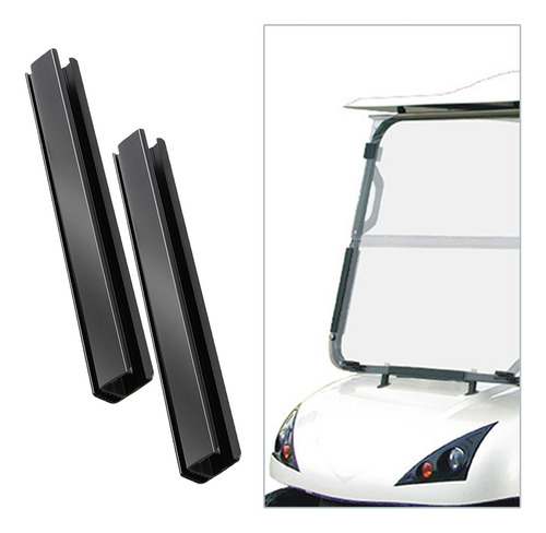 2 Clips Para Marco De Parabrisas De Carrito De Golf, Color