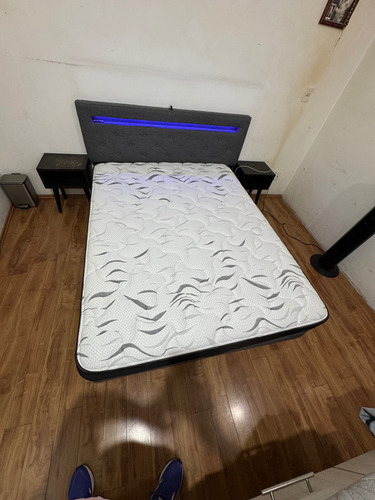 Colchón Sealy Altima Para Cama Queen Size Color Azul Marino Azul (Usado)