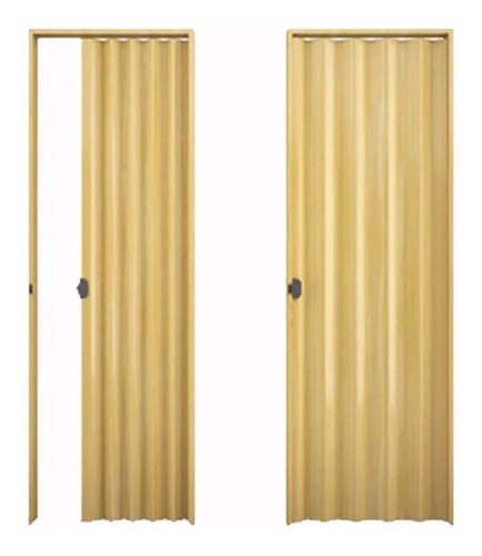 Puerta De Pvc Plegable Corrediza 210 X 70 Cm Natural Milenio