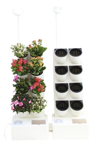 Horta Vertical Inteligente Autoirrigável Com Iluminação Led