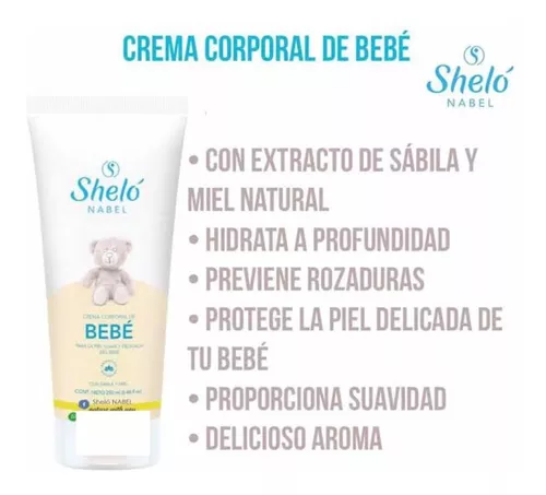 CREMA CORPORAL DE BEBE – Sheló NABEL Mexico