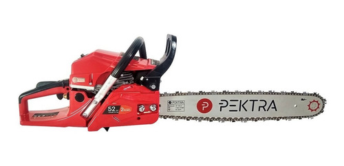 Motosierra A Explosion 52cc 2.7hp Naftera Pektra 20 Color Rojo