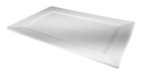 Plato 30x20 Bandeja Fuente Rectangula Porcelana Blanc Oxford