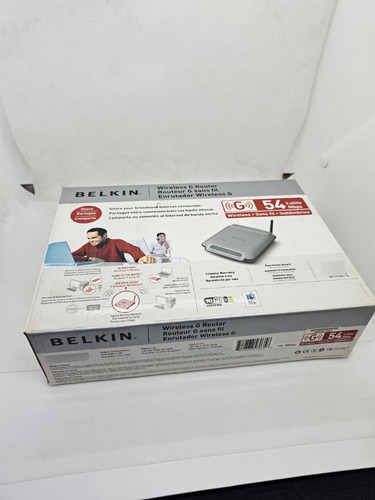 Router Belkin Wireless G . Completo Caja Manuales Regalo (Usado)