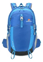Comprar Mochila Trekking Sunrunner Terra C\u002F Salida Hídrica Liviana Color Azul Diseño De La Tela Lisa