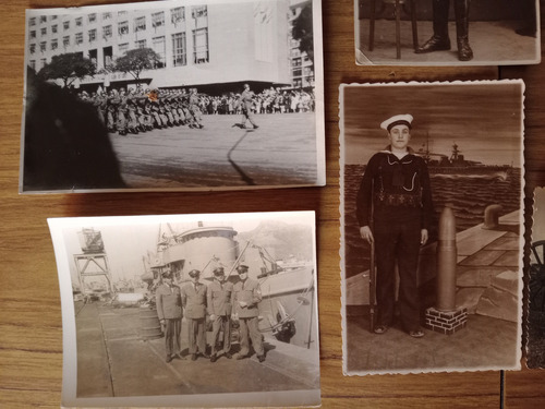Lote Fotos Antiguas Del Ejército Argentino Y Armada (Usado)