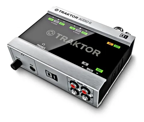 TRAKTOR AUDIO 6 オーディオインターフェイス Interface Time Code Traktor Scratch Audio 6 Native Para Djs