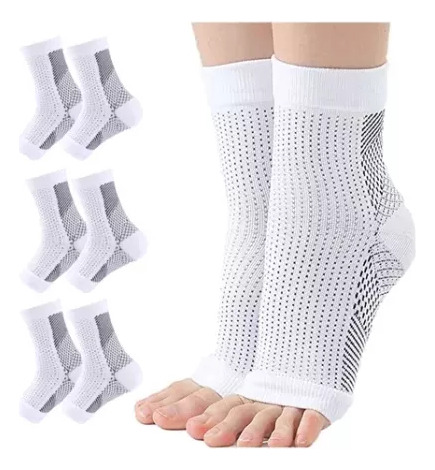 4 Pares De Calcetines De Neuropatía Para Mujeres Y Hombres