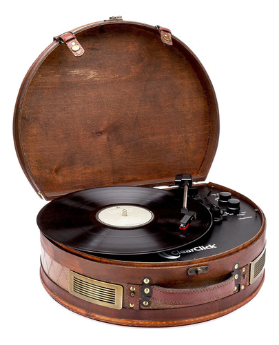 Tocadiscos De Maleta Vintage Clearclick Con Bluetooth Y Usb