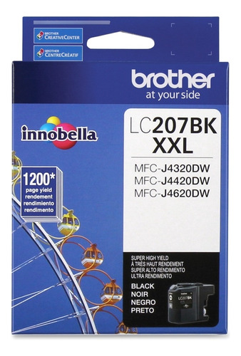 Cartucho De Tinta Brother Lc-207bk Negro