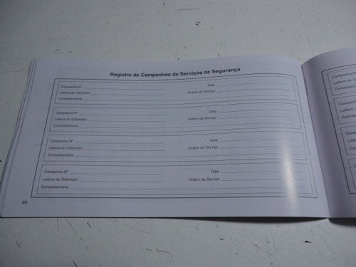 Novo Em Branco Manual Garantia Revisões Renegade Compass