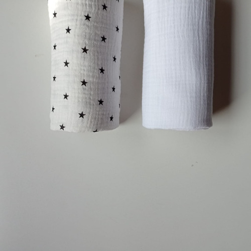 Imagen 8 de 10 de Promo 2 Mantas De Bebé Muselina Swaddles Rebozo Recibidor