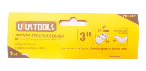 Prensa Esquina (angulo) De 3 Pulgadas Para Madera Uyustools
