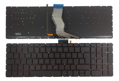  Teclado Para Laptop Hp Omen 15-ax016tx. 15-ax020tx. 