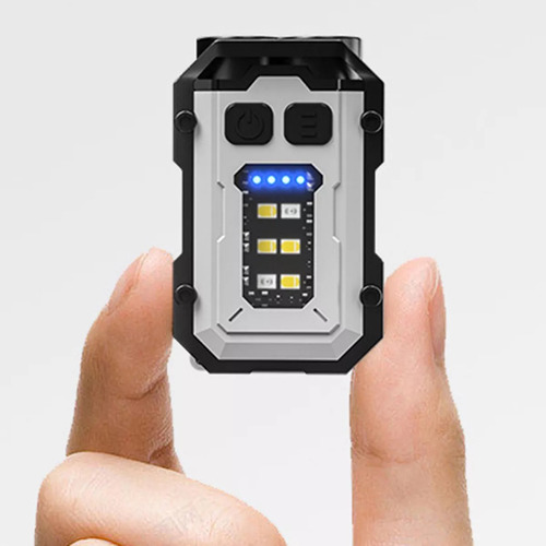 Llavero Portátil Con Mini Linterna