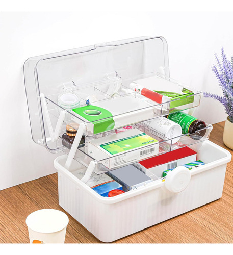 Organizador De Almacenamiento De Medicamentos Caja De Medica