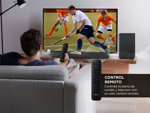 Barra De Sonido Philips Tab530977 Con Subwoofer Inalámbrico