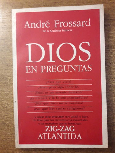 Dios En Preguntas / André Frossard