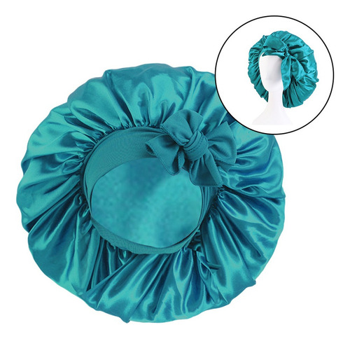 - Gorro De Dormir De Noche De Satén De Seda Para Mujer