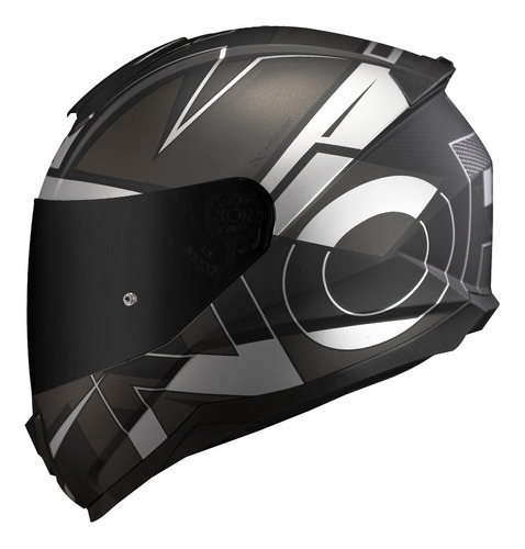 Capacete Norisk Razor Axial Preto/cinza Lançamento