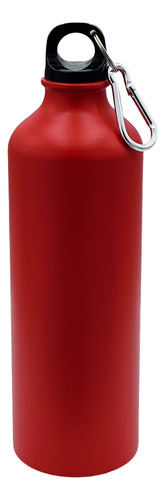 Botella Deportiva 750ml Rojo Para Grabado Laser 12pz Rojo