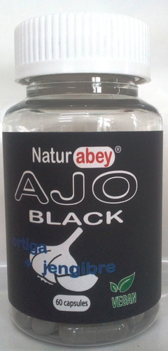 Ajo Black, Ajo Negro, Oferton 3 Frascos 60 Cápsulas.
