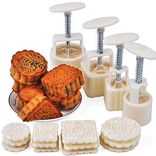 Resulzon Mooncake Fodant Regalo Bricolaje Luna Molde De Tart