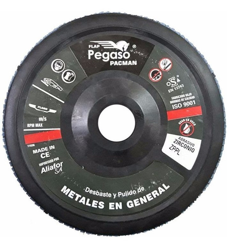 Disco Flap Pegaso 115 Mm Para Metales Zirconio Gr 80