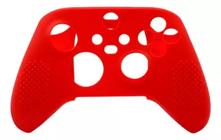 Funda Silicon Compatible Con Control Xbox One Series X Rojo