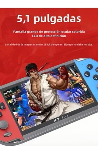 X7 Plus Dual Rocker Pantalla Grande Consola De Juegos De Man