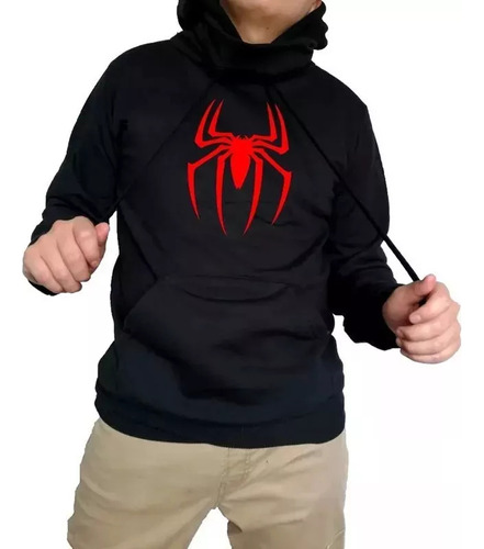 Buzo Canguro Spiderman Araña Unisex