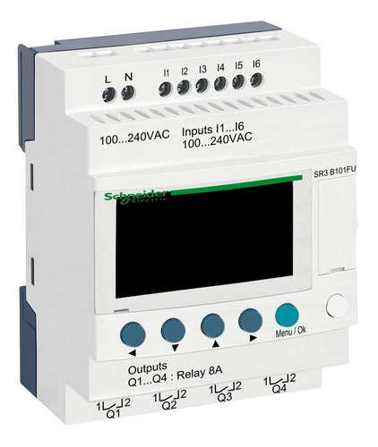 Relé Compacto Inteligente 10 I/o Zelio 240v Ac Schneider