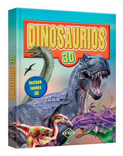 Libro Dinosaurio 3d Con Lentes - Lexus