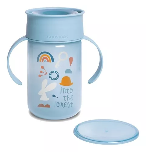 Vaso 360 Grados Antiderrame Con Asas Entrenador Bebe Infantil Niño