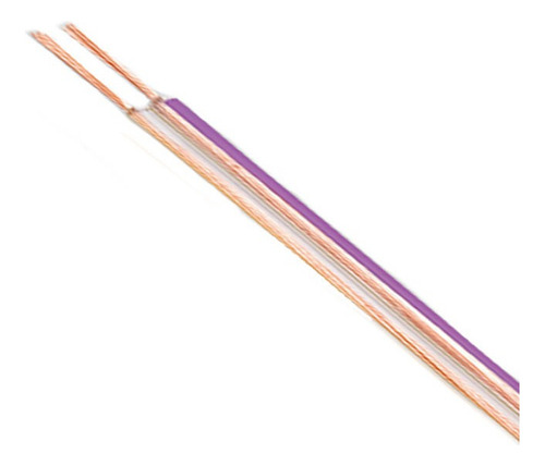 05 Metros Fio Paralelo Permak Cristal 2x0,50 Mm 100% Cobre