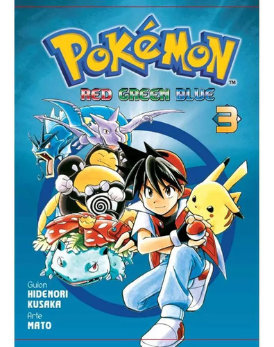 Manga Pokémon - Red Green Blue Vol. 03 - Panini.