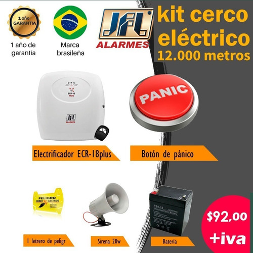 Imagen 3 de 6 de Cerco Electrico Quito Kit Yanex Hagroy Electrificador