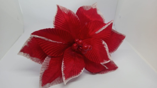 Flor Estrella Federal Roja Afelpada | MercadoLibre