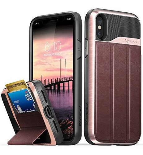 Vena Funda  Para iPhone X/xs (5.8 ), Carcasa Vcommute Flip P