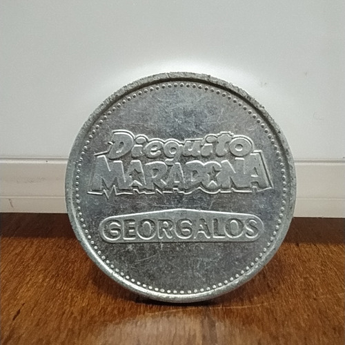 Antiguo Token Dieguito Maradona Georgalos Palomita (Usado)