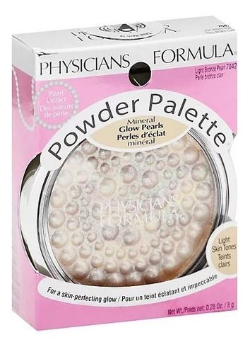 Base de maquillaje líquida Physicians Formula Powder Palette Light Bronze Pearl Mineral Glow Pearls - 8g