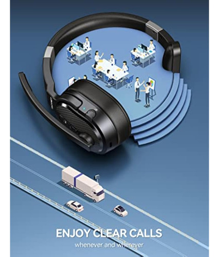 Auriculares Bluetooth Tecknet Trucker, Ai Noise