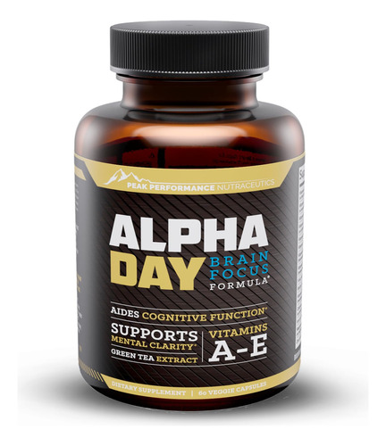 Peak Performance Alpha Day - Suplementos Cerebrales Nootropi