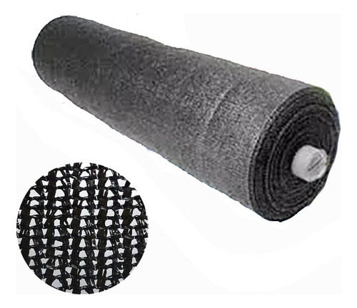 Malla Sombra Para Sol Privacidad Raschel 35% Negro 4.2x50mt.