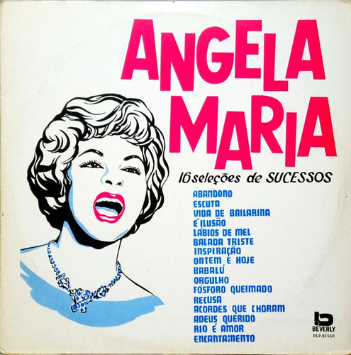 Angela Maria Lp 16 Seleções De Sucessos 1991 Bever 1175