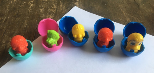 Coleção Kinder Ovo: 4 Filhotes Nos Ovinhos