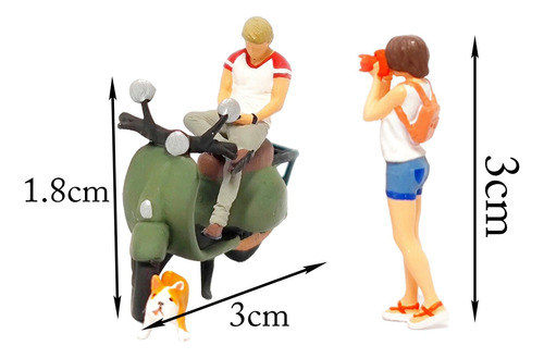1/64 Figuritas De Personas En Miniatura Escena De La Calle