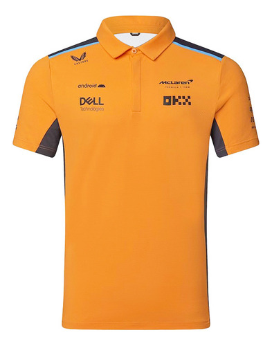 Camiseta De Polo Impresa En 3d Del Equipo F1 Mclaren